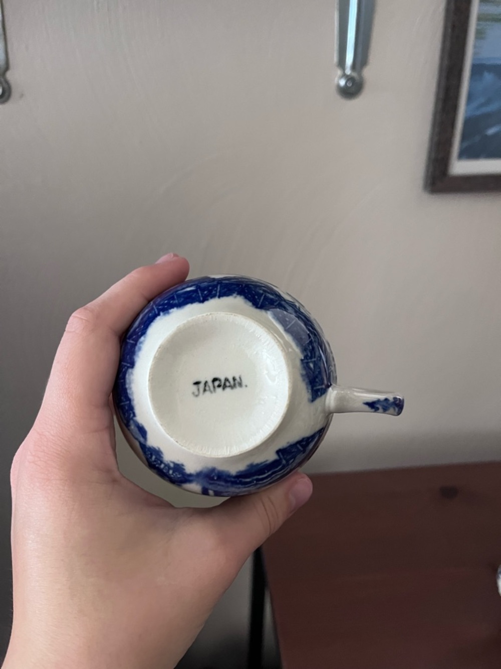 Partial Vintage Blue Willow Tea Set - Picture 5 of 5